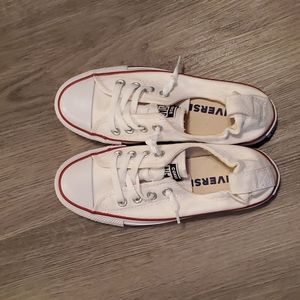 Size 5 white Converse All star short shoe laces
